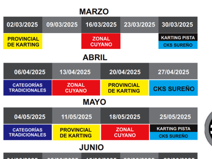 Calendario FEMAD 2025